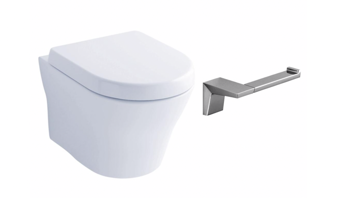Toto WallHung Toilet White Designer Bath & Salem Plumbing Supply