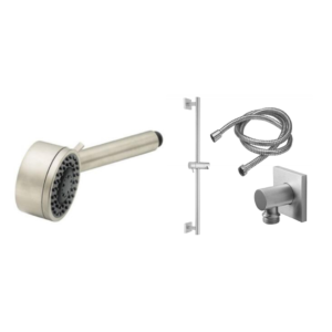 California Faucets Contemporary Multi-Function Hand Shower + Slide Bar Kit