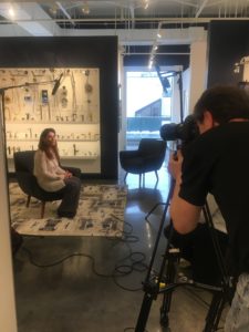 A look behind the scenes of one of our Designer Bath videos — featuring Betsy Bassett of Betsy Bassett Interiors.