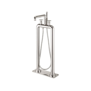 Crosswater London Union Floor-Mount Tub Filler In Polished Chrome