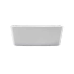 BainUltra Vibe Freestanding Soaker Tub in White