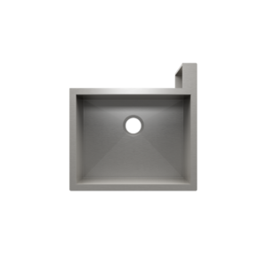 JULIEN SocialCorner® Undermount with Apron Front Stainless Steel Kitchen Sink
